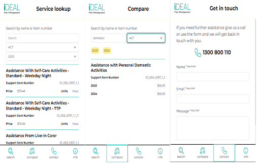 IDEAL NDIS Pricing Arrangements  from Chrome web store to be run with OffiDocs Chromium online