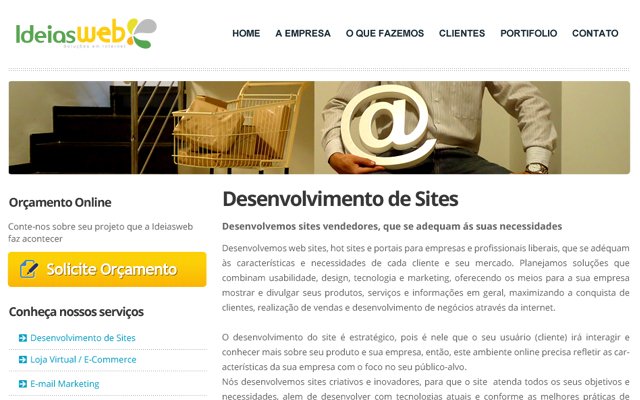 Ideiasweb Soluções mula sa Chrome web store na tatakbo sa OffiDocs Chromium online