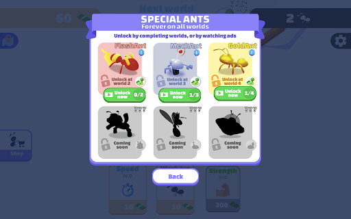 Idle Ants Game  from Chrome web store to be run with OffiDocs Chromium online