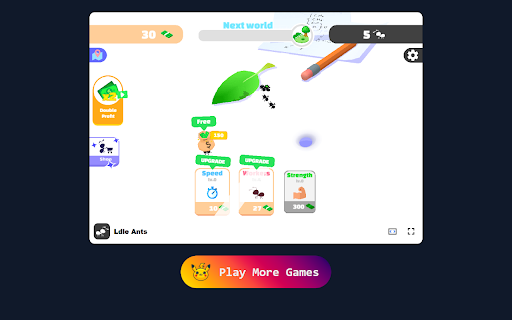 Idle Ants Game Build and Manage Your Thriving Ant Colony!  from Chrome web store to be run with OffiDocs Chromium online