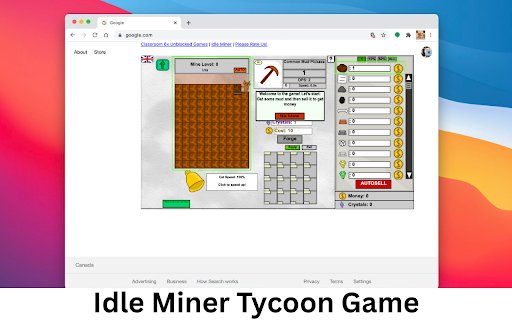 Idle Miner Tycoon Game  from Chrome web store to be run with OffiDocs Chromium online