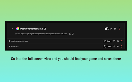 Idle save manager  from Chrome web store to be run with OffiDocs Chromium online