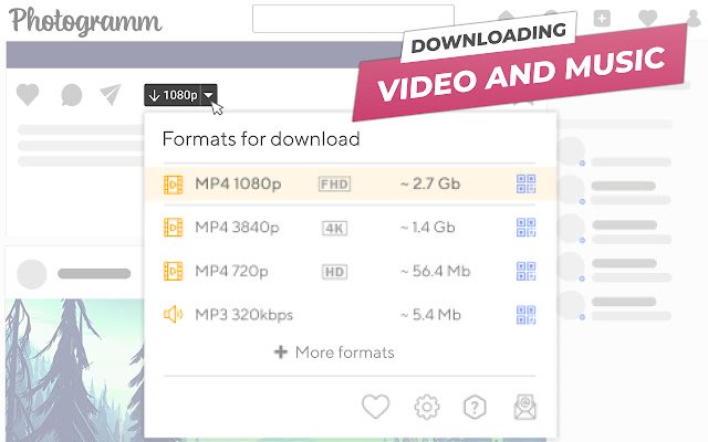 IDL Helper Downloader (pour Instagram) depuis la boutique en ligne Chrome à exécuter avec OffiDocs Chromium en ligne