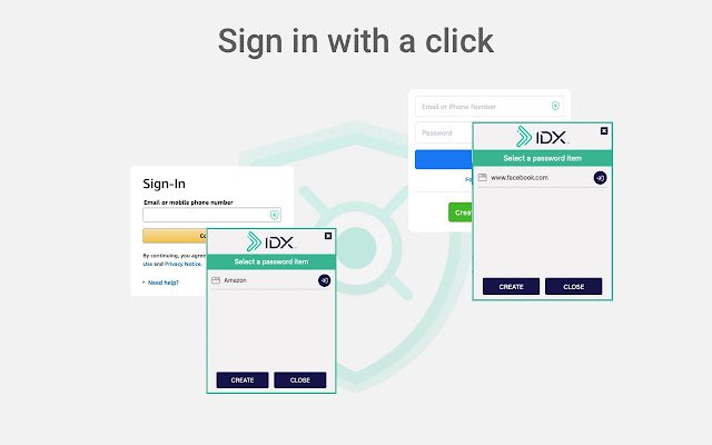 IDX Password Manager de Chrome web store para ejecutarse con OffiDocs Chromium en línea