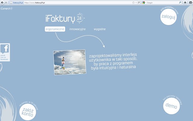 iFaktury24.pl dal negozio web di Chrome per essere eseguito con OffiDocs Chromium online
