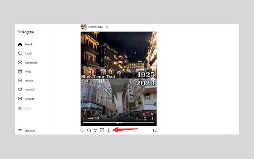IG Download instagram video image download  from Chrome web store to be run with OffiDocs Chromium online