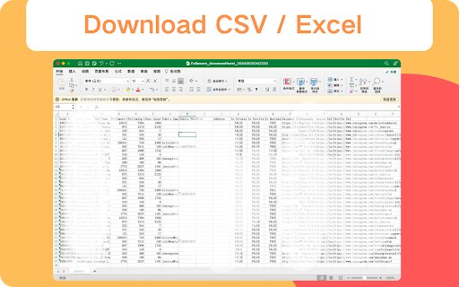IG Export IG Follower Export Tool  from Chrome web store to be run with OffiDocs Chromium online
