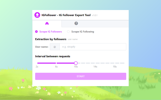 IGFollower IG Follower Export Tool  from Chrome web store to be run with OffiDocs Chromium online