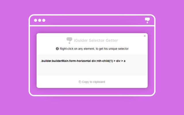 iGuider Selector Getter dal negozio web di Chrome per essere eseguito con OffiDocs Chromium online
