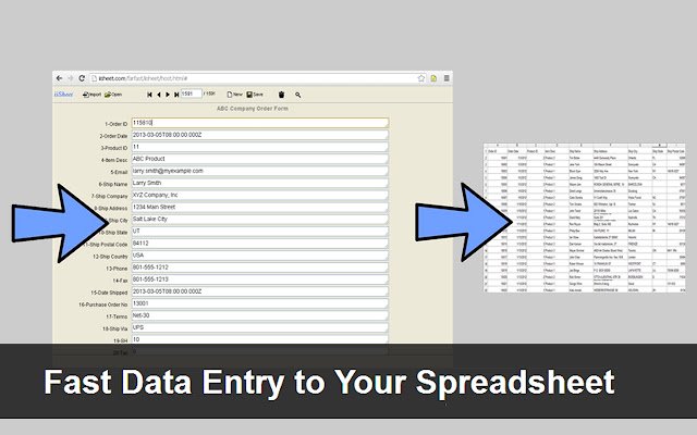 iiSheet Spreadsheet من متجر Chrome الإلكتروني ليتم تشغيله باستخدام OffiDocs Chromium عبر الإنترنت