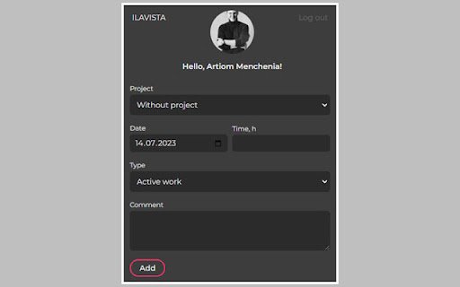 ILAVISTA.CHROME  from Chrome web store to be run with OffiDocs Chromium online