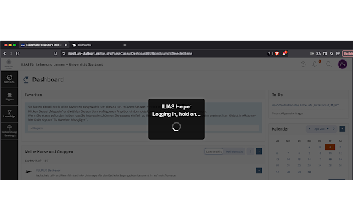Ilias Helper  from Chrome web store to be run with OffiDocs Chromium online Ilias Helper  from Chrome web store to be run with OffiDocs Chromium online