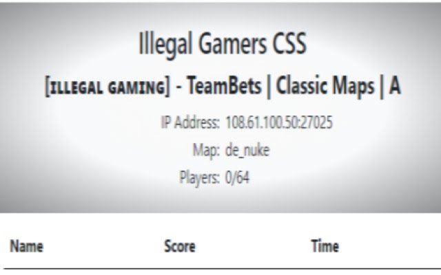 Illegale Gamers-CSS uit de Chrome-webwinkel die met OffiDocs Chromium online moet worden uitgevoerd