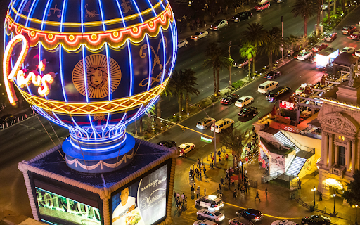 Illuminated Paris Balloon in Las Vegas  from Chrome web store to be run with OffiDocs Chromium online