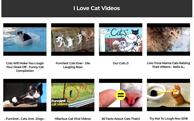 ilovecats من متجر Chrome الإلكتروني ليتم تشغيلها باستخدام OffiDocs Chromium عبر الإنترنت