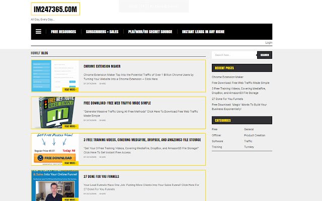 IM247365.com mula sa Chrome web store na tatakbo sa OffiDocs Chromium online