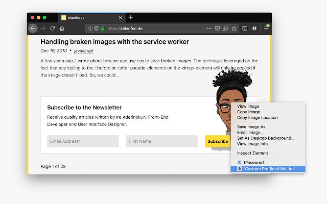 Image Alt QuickView  from Chrome web store to be run with OffiDocs Chromium online