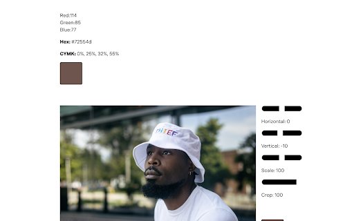 ImageColors  from Chrome web store to be run with OffiDocs Chromium online