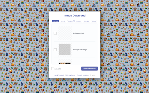 Image Download  from Chrome web store to be run with OffiDocs Chromium online