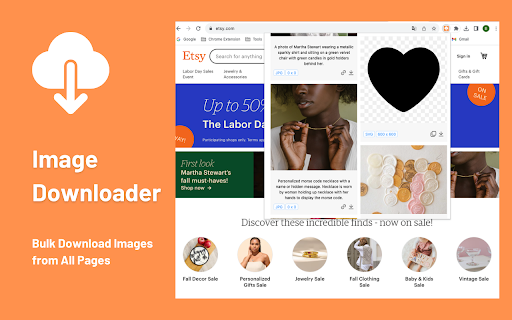 Image Downloader Bulk Download Images  from Chrome web store to be run with OffiDocs Chromium online