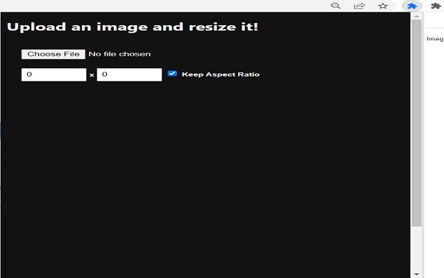ImageResizer من متجر Chrome الإلكتروني ليتم تشغيله مع OffiDocs Chromium عبر الإنترنت