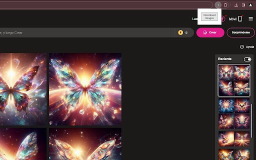 Image saver for Bing Creator  from Chrome web store to be run with OffiDocs Chromium online