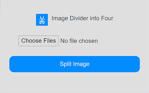 Image Splitter  from Chrome web store to be run with OffiDocs Chromium online