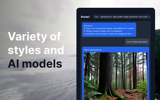ImageWizard: AI Image Generator with ChatGPT  from Chrome web store to be run with OffiDocs Chromium online