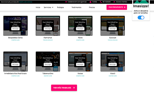 ImagSize  from Chrome web store to be run with OffiDocs Chromium online