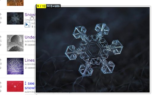 Imagus  from Chrome web store to be run with OffiDocs Chromium online