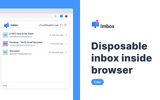 Imbox  from Chrome web store to be run with OffiDocs Chromium online