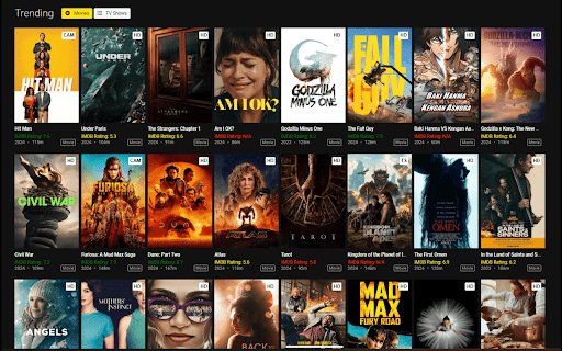 IMDB Rating Injector  from Chrome web store to be run with OffiDocs Chromium online
