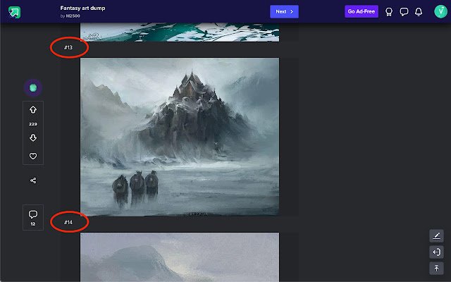 Imgur Numbering dal Chrome Web Store da eseguire con OffiDocs Chromium online