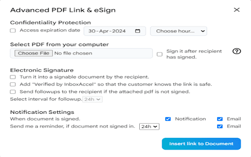 Inbox Accel  from Chrome web store to be run with OffiDocs Chromium online