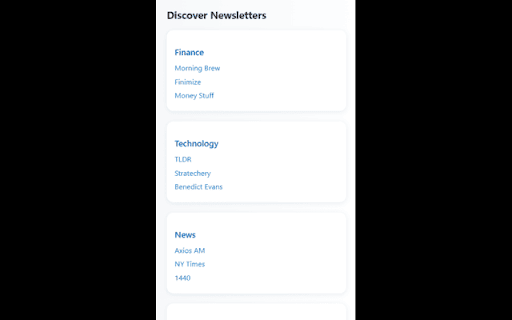 InboxCurator  from Chrome web store to be run with OffiDocs Chromium online