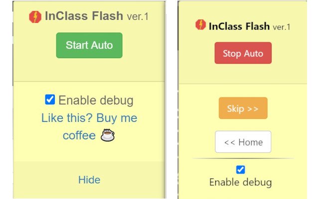 Inclass Flash din magazinul web Chrome va fi rulat cu OffiDocs Chromium online