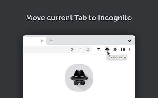 Incognito mode for Chrome  from Chrome web store to be run with OffiDocs Chromium online