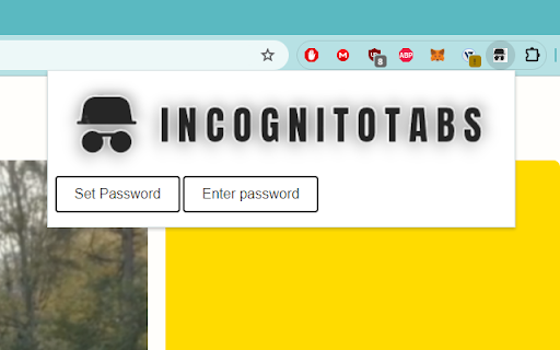 IncognitoTabs from Chrome web store to be run with OffiDocs Chromium online IncognitoTabs from Chrome web store to be run with OffiDocs Chromium online