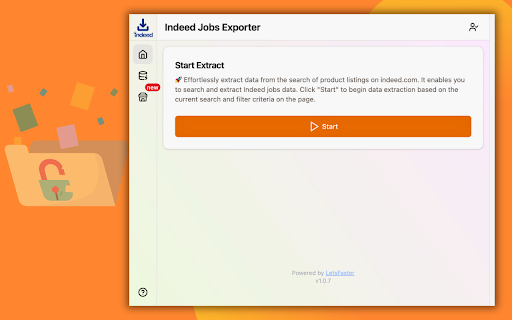 Indeed Jobs Exporter  from Chrome web store to be run with OffiDocs Chromium online