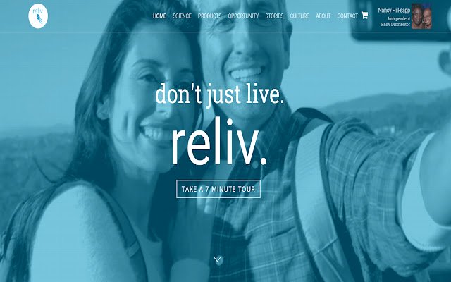 توزیع کننده مستقل Reliv Nancy HillSapp از فروشگاه وب Chrome با OffiDocs Chromium به صورت آنلاین اجرا می شود