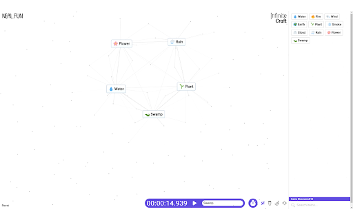 Infinite Craft++  from Chrome web store to be run with OffiDocs Chromium online