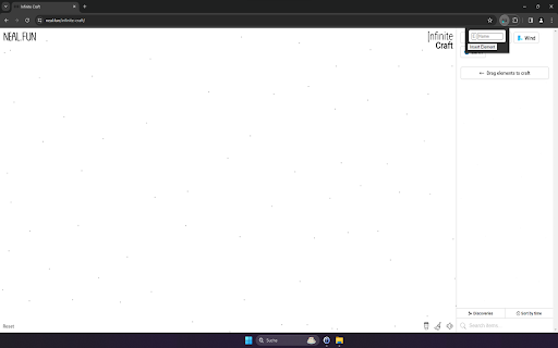 Infinite Craft Inserter  from Chrome web store to be run with OffiDocs Chromium online