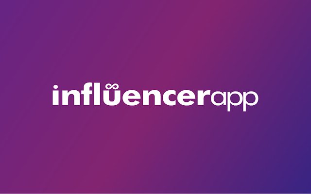 InfluencerApp  from Chrome web store to be run with OffiDocs Chromium online