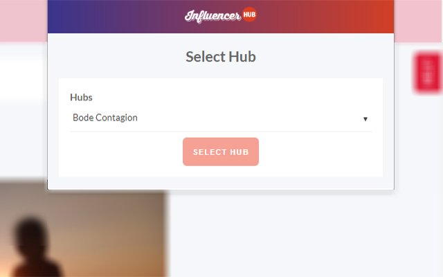 Influencer HUB dari toko web Chrome untuk dijalankan dengan OffiDocs Chromium online