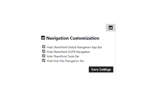 Infodash Navigation Control  from Chrome web store to be run with OffiDocs Chromium online