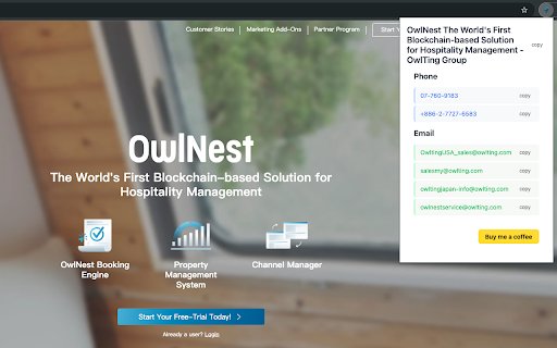 Info Extractor  from Chrome web store to be run with OffiDocs Chromium online