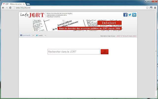 InfoJort dal Chrome Web Store da eseguire con OffiDocs Chromium online