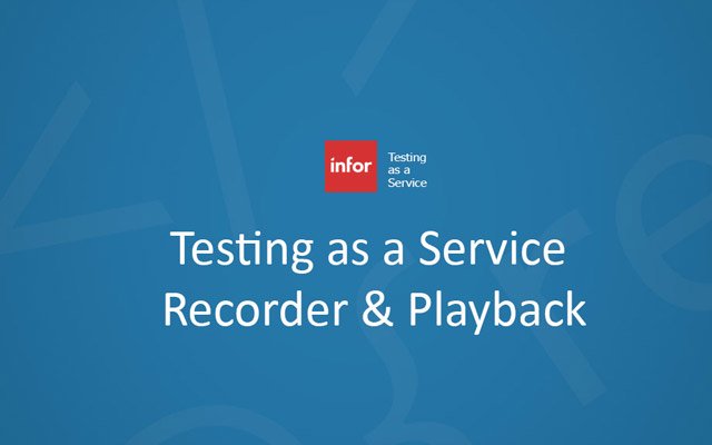 Infor TaaS Workflow Recorder  Playback  from Chrome web store to be run with OffiDocs Chromium online