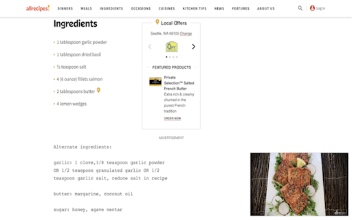 Ingredient Alchemy  from Chrome web store to be run with OffiDocs Chromium online