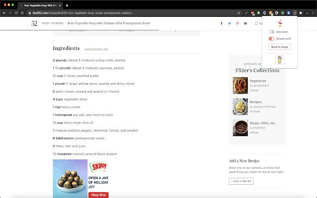 Chrome web mağazasındaki IngredientsPls, OffiDocs Chromium çevrimiçi ile çalıştırılacak